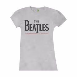 The Beatles Womens/Ladies Candlestick Park Back Print T-Shirt - XXL, Grey