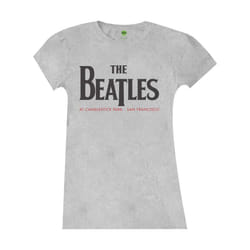 The Beatles Womens/Ladies Candlestick Park Back Print T-Shirt - XXL, Grey
