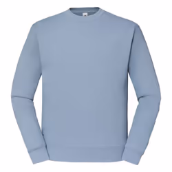 Fruit Of The Loom Mens Classic 80/20 Raglan Sweatshirt - L, Mineral Blue
