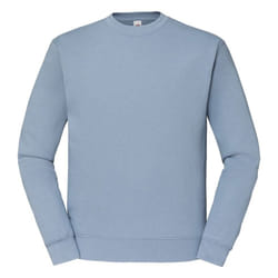 Fruit Of The Loom Mens Classic 80/20 Raglan Sweatshirt - L, Mineral Blue