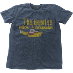 The Beatles Unisex Adult Yellow Submarine Nothing Is Real T-Shirt - L, Denim Blue