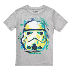 Star Wars Boys Trooper Sketch T-Shirt - 7-8 Years, Sports Grey