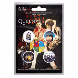 Queen Albums Badge Set (Pack of 5)