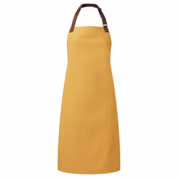 Premier Unisex Adult Annex Oxford Faux Leather Bibbed Full Apron