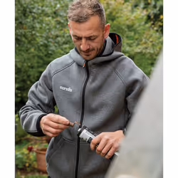 Scruffs Mens Trade Air Layer Hoodie - M, Charcoal