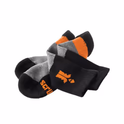 Scruffs Mens Trade Socks - 7 UK-9.5 UK, Black/Grey/Orange