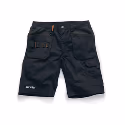 Scruffs Mens Holster Pocket Shorts - 36R, Black