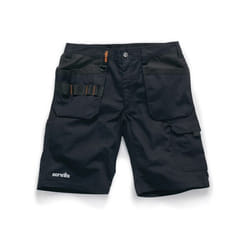Scruffs Mens Holster Pocket Shorts - 36R, Black