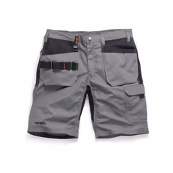 Scruffs Mens Holster Pocket Shorts - 38R, Graphite