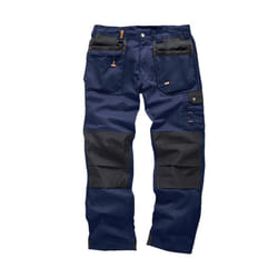Scruffs Mens Plus Work Trousers - 30R, Navy