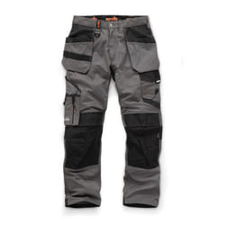 Scruffs Mens Trade Work Trousers - 34R, Graphite
