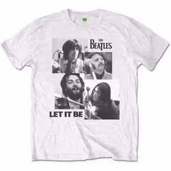 The Beatles Unisex Adult Let It Be T-Shirt - L, White