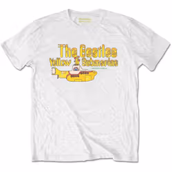 The Beatles Unisex Adult Yellow Submarine Nothing Is Real T-Shirt - 2XL, White