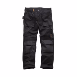 Scruffs Mens Work Trousers - 34R, Black