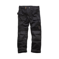 Scruffs Mens Work Trousers - 32L, Black
