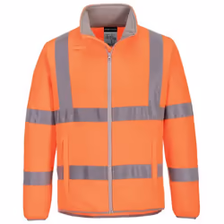 Portwest Unisex Adult Eco Friendly Hi-Vis Fleece Jacket - M, Orange