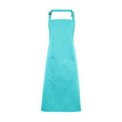 Premier Ladies/Womens Colours Bip Apron With Pocket / Workwear - One Size, Duck Egg