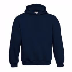 B&C Mens Full Zip Hoodie - S, Navy Blue