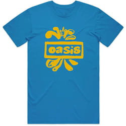 Oasis Unisex Adult Logo T-Shirt - S, Sapphire Blue