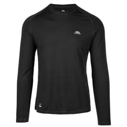 Trespass Mens Nate Base Layer Top - XL, Black