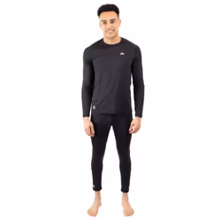 Trespass Mens Nate Base Layer Top - XL, Black