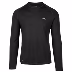Trespass Mens Nate Base Layer Top - XS, Black