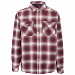 Trespass Mens Hallawood Checked Shirt - XL, Merlot