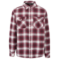 Trespass Mens Hallawood Checked Shirt - XL, Merlot