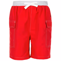Trespass Childrens/Kids Depths Swim Shorts - 9-10 Years, Red