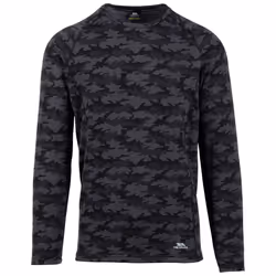 Trespass Mens Arno Base Layer Top - 3XL, Dark Grey