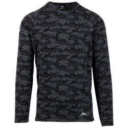 Trespass Mens Arno Base Layer Top - 3XL, Dark Grey