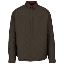 Trespass Mens Woodale Reversible Shirt - L, Dark Khaki