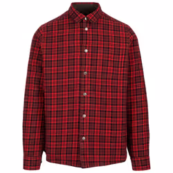 Trespass Mens Woodale Reversible Shirt - L, Dark Khaki