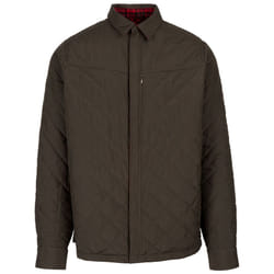 Trespass Mens Woodale Reversible Shirt - M, Dark Khaki