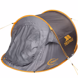 Trespass Swift 2 Patterned Pop-Up Tent - One Size, Storm Grey