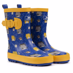 Trespass Childrens/Kids Puddle Wellington Boots - 13 UK Child, Blue/Yellow