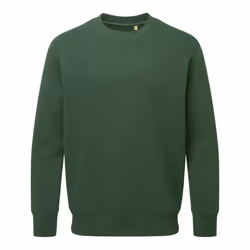 Anthem Unisex Adult Organic Sweatshirt - L, Forest Green