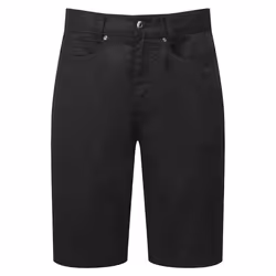 Premier Mens Performance Chino Casual Shorts - 40R, Black