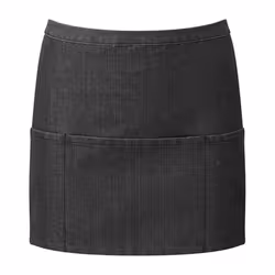 Premier Colours 3 Pocket Apron - One Size, Black Denim