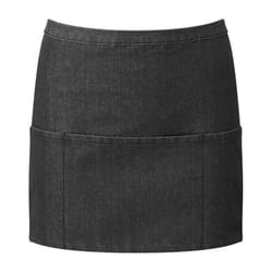Premier Colours 3 Pocket Apron - One Size, Black Denim