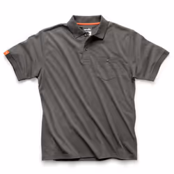 Scruffs Mens Polo Shirt - 3XL, Graphite