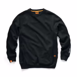 Scruffs Mens Work Sweatshirt - XXL, Black