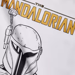 Star Wars: The Mandalorian Boys T-Shirt - 7-8 Years, White