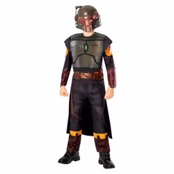 Star Wars: The Book Of Boba Fett Childrens/Kids Deluxe Costume - 9-10 Years, Green/Black