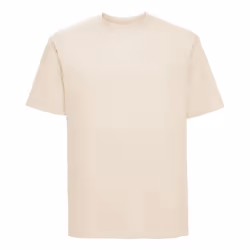 Russell Mens Classic Ringspun Cotton T-Shirt - M, Natural