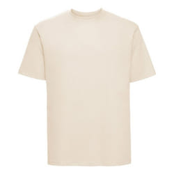 Russell Mens Classic Ringspun Cotton T-Shirt - M, Natural