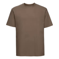 Russell Mens Classic Ringspun Cotton T-Shirt - L, Mocha
