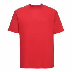 Russell Mens Classic Ringspun Cotton T-Shirt - 3XL, Classic Red