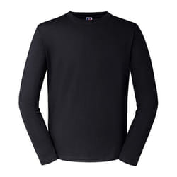 Russell Mens Classic Long-Sleeved T-Shirt - S, Black