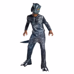 Jurassic World Boys Velociraptor Costume - S, Grey